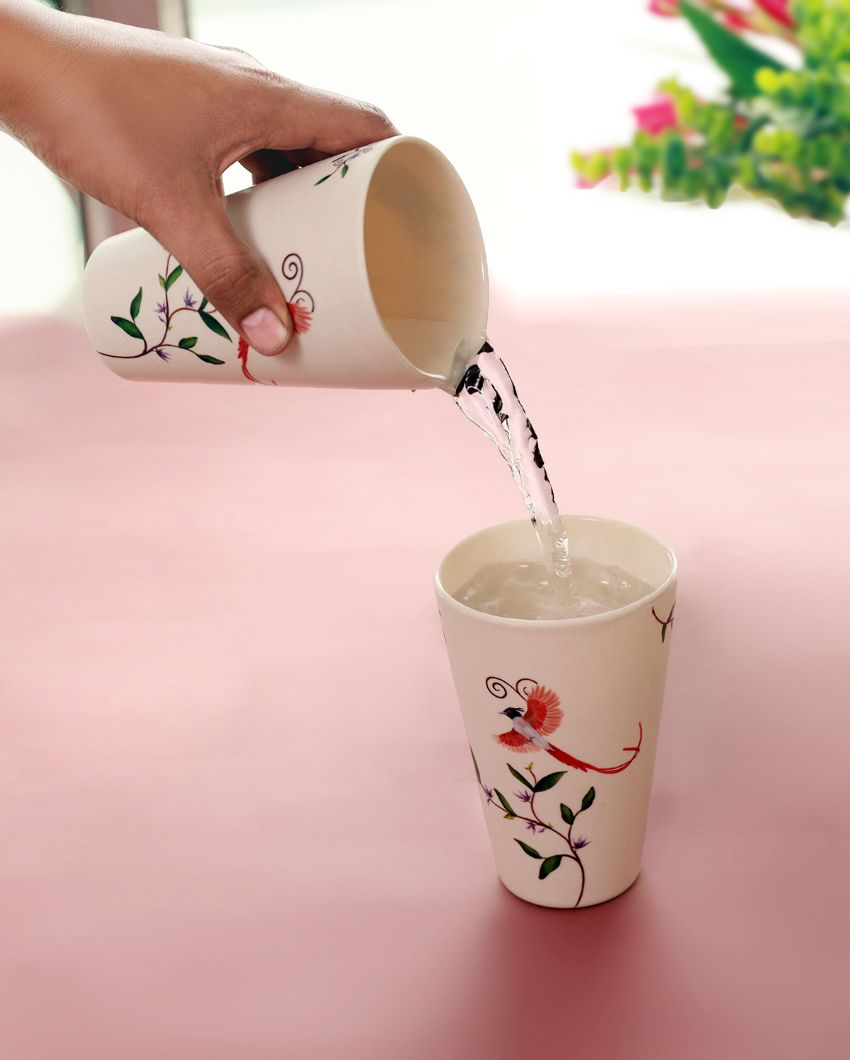 Paradise Design Non Toxic Eco Friendly Bamboo Tumblers | 400ml | 4 x 5 inches