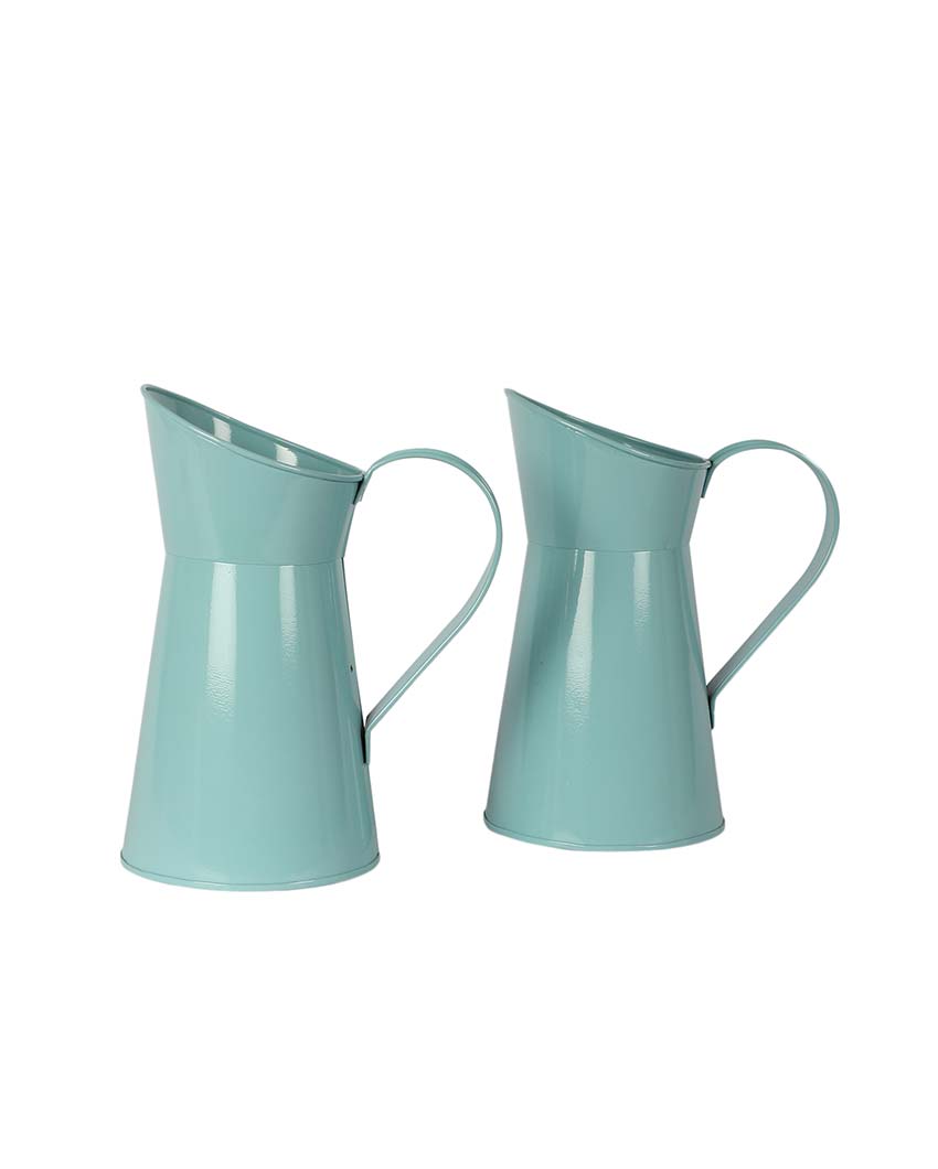 Chic Jug Pot Planters | Set Of 2 | 4 x 4 x 12 inches