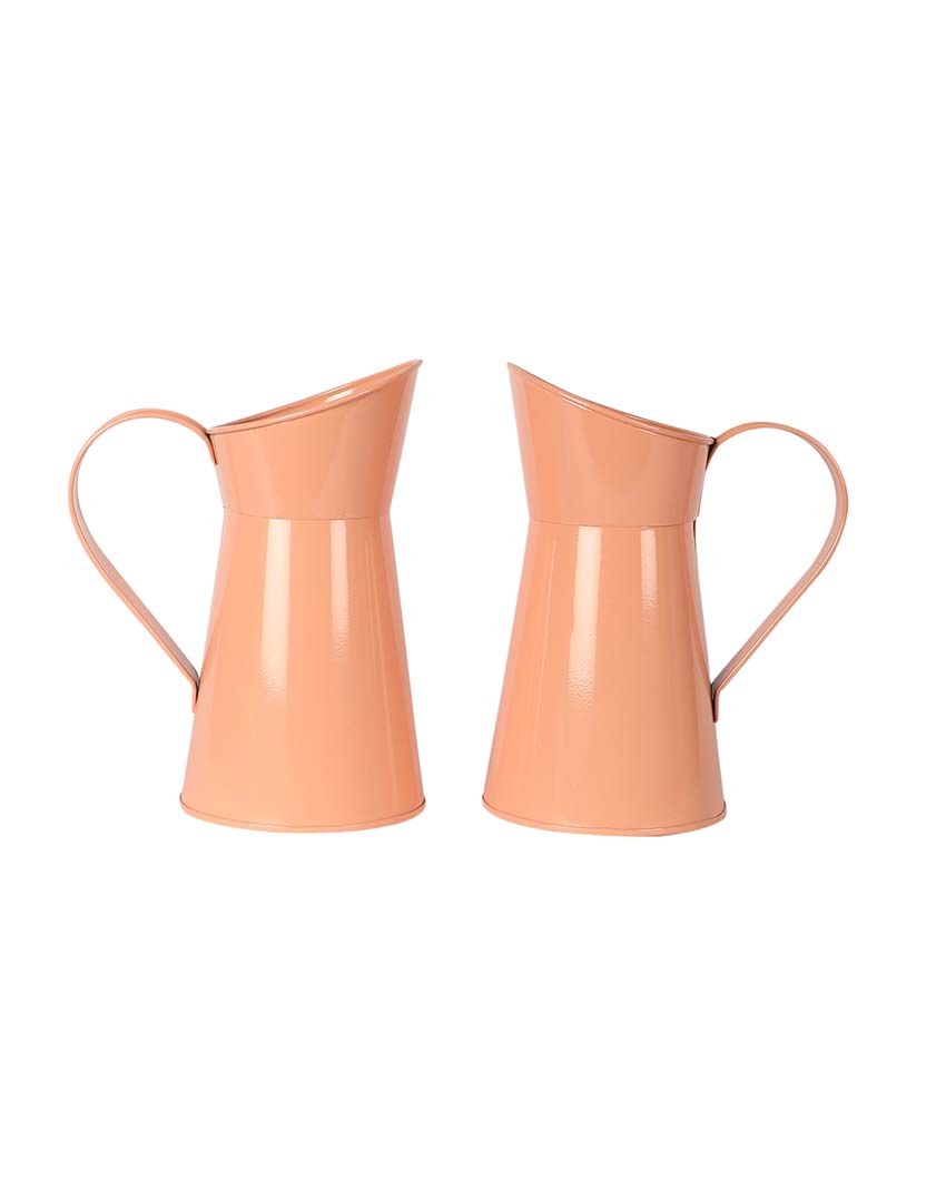 Chic Jug Pot Planters | Set Of 2 | 4 x 4 x 12 inches