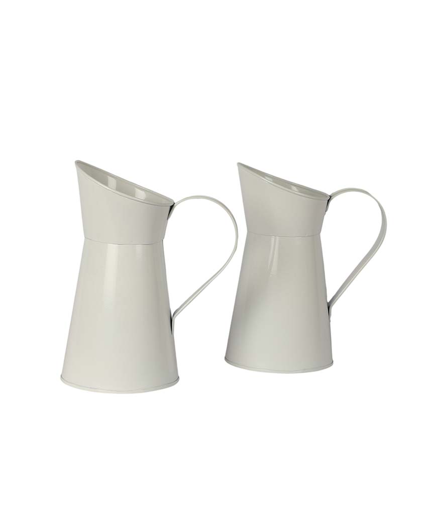 Chic Jug Pot Planters | Set Of 2 | 4 x 4 x 12 inches