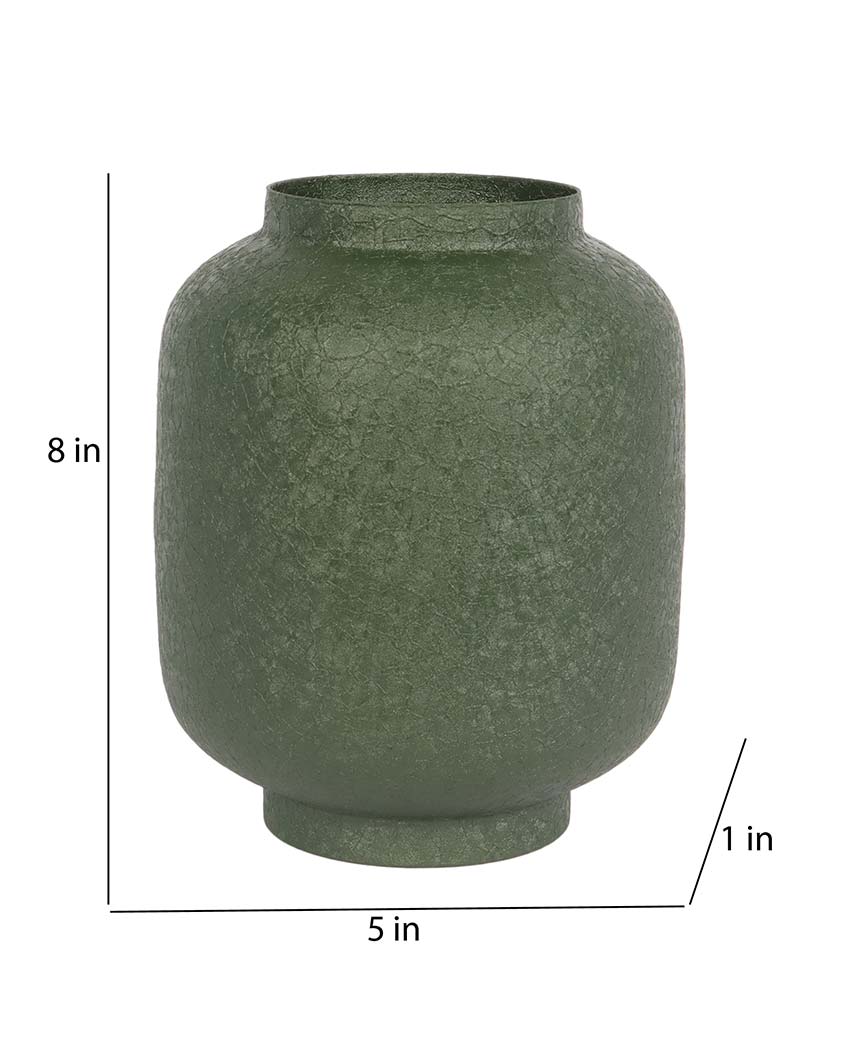 Stylish Textured Flower Pots | Set Of 2 | 5 x 8 inches