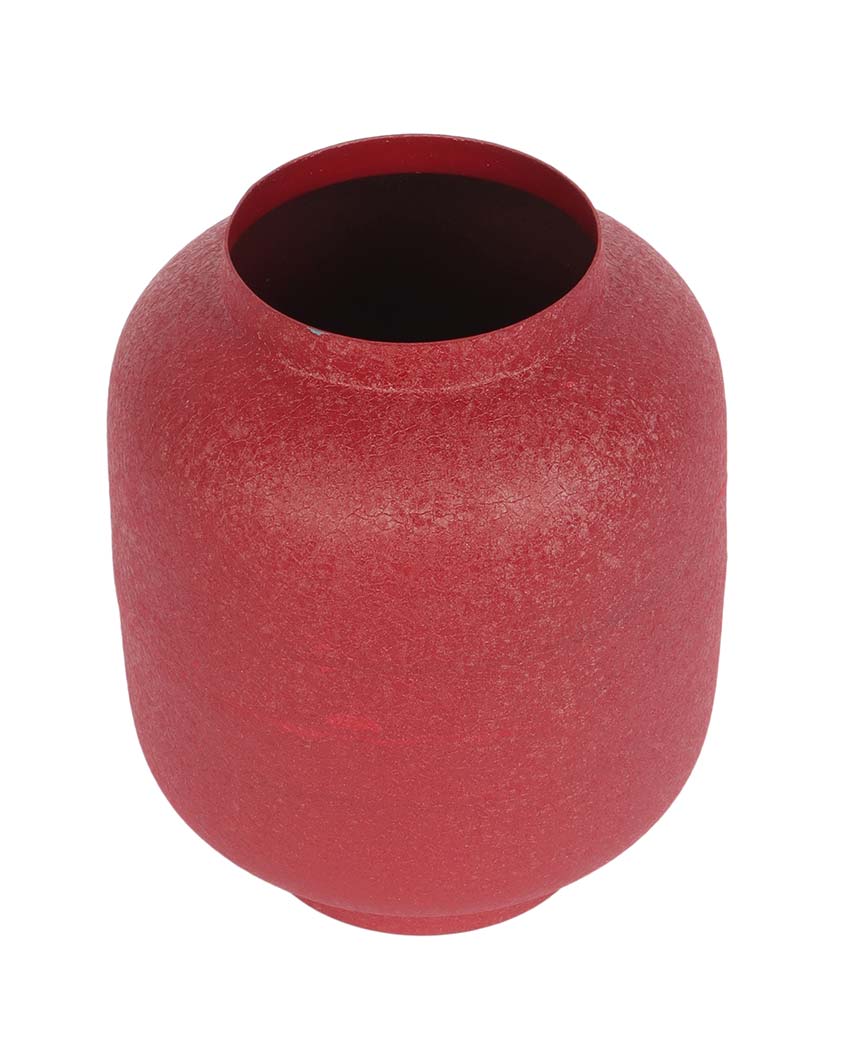 Stylish Textured Flower Pots | Set Of 2 | 5 x 8 inches