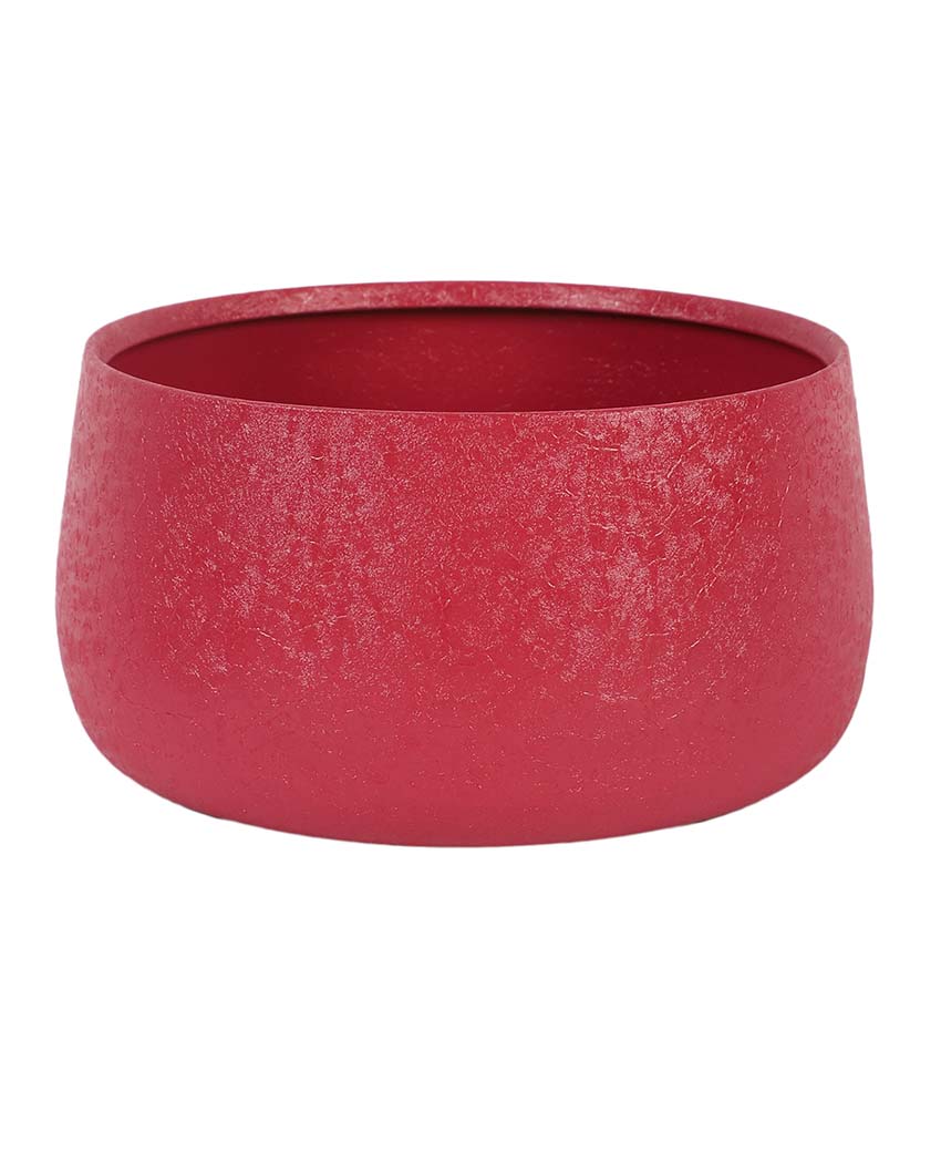 Modern Bowl Textured Planters | Set Of 2 | 5 x 3 inches
