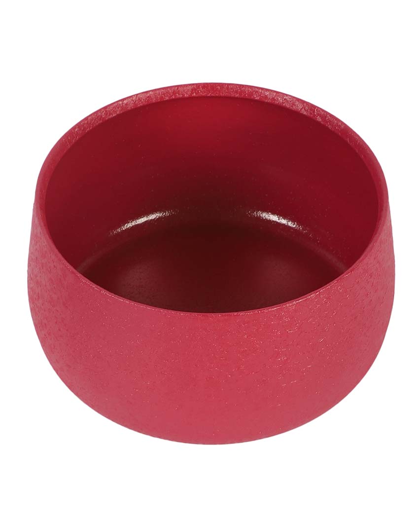 Modern Bowl Textured Planters | Set Of 2 | 5 x 3 inches