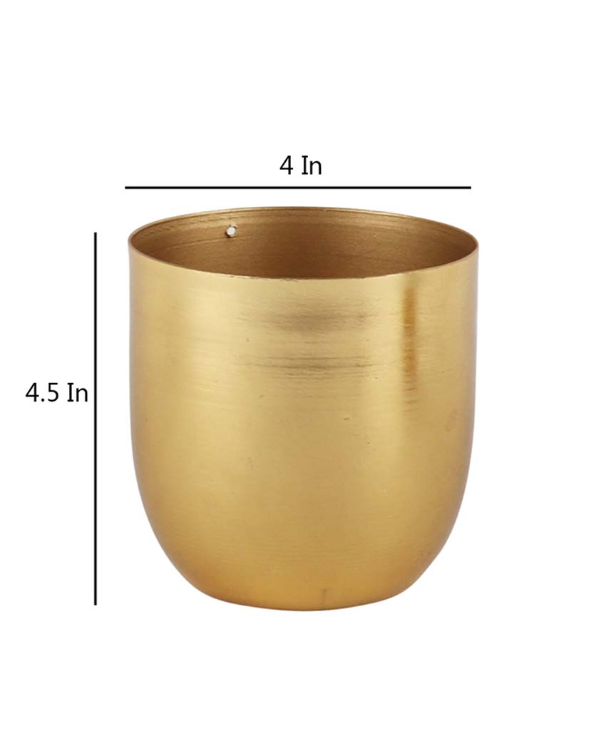 Minimal Small Plating Planters | Set Of 2 | 4 x 5 inches