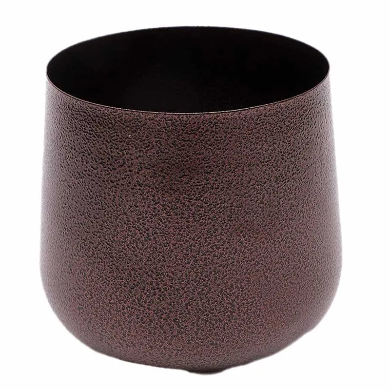 Copper Hammerd Bowl Planter | Set of 3 Default Title