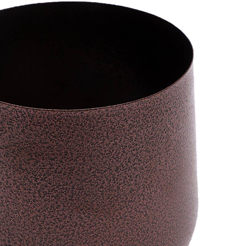 Copper Hammerd Bowl Planter | Set of 3 Default Title