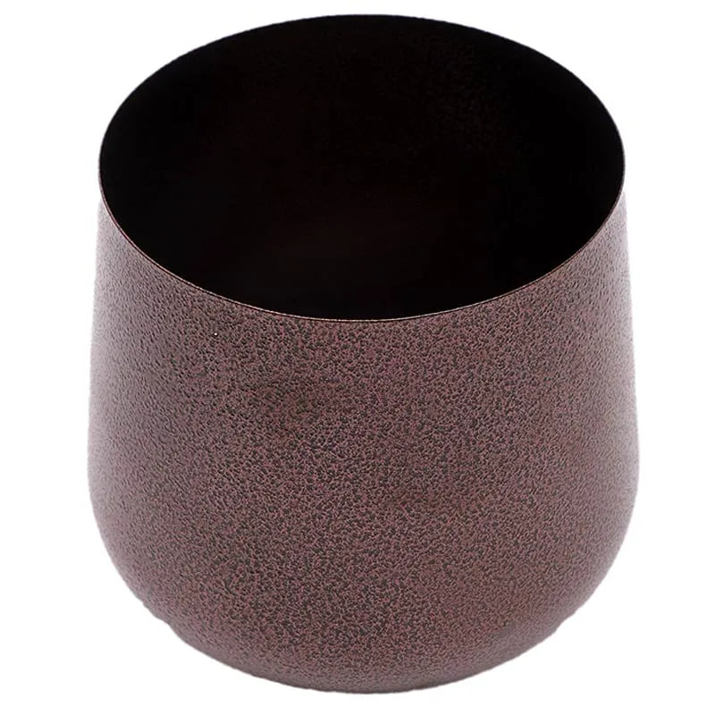 Copper Hammerd Bowl Planter | Set of 3 Default Title