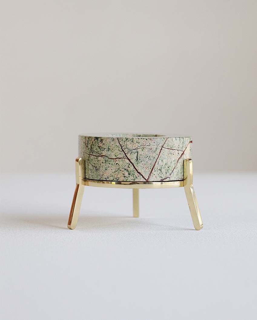 Handcrafted Tea Light Holder With Stand | 2 x 2 inches