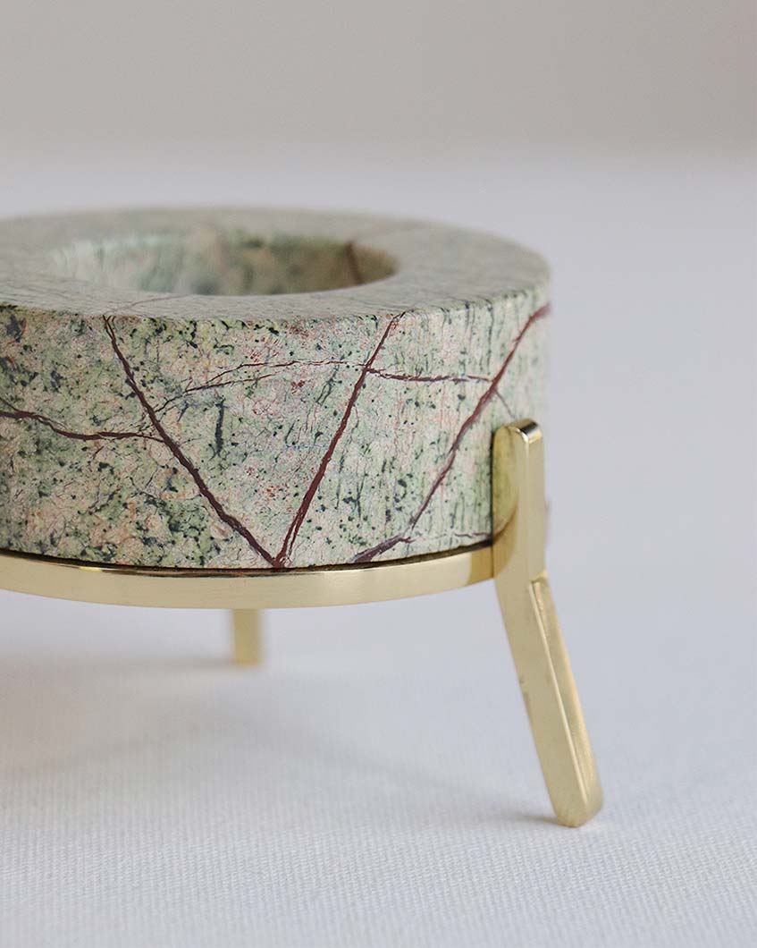 Handcrafted Tea Light Holder With Stand | 2 x 2 inches
