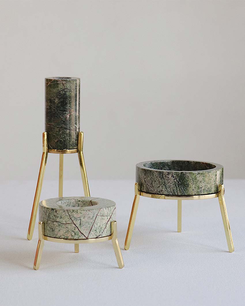 Handcrafted Tea Light Holder With Stand | 2 x 2 inches