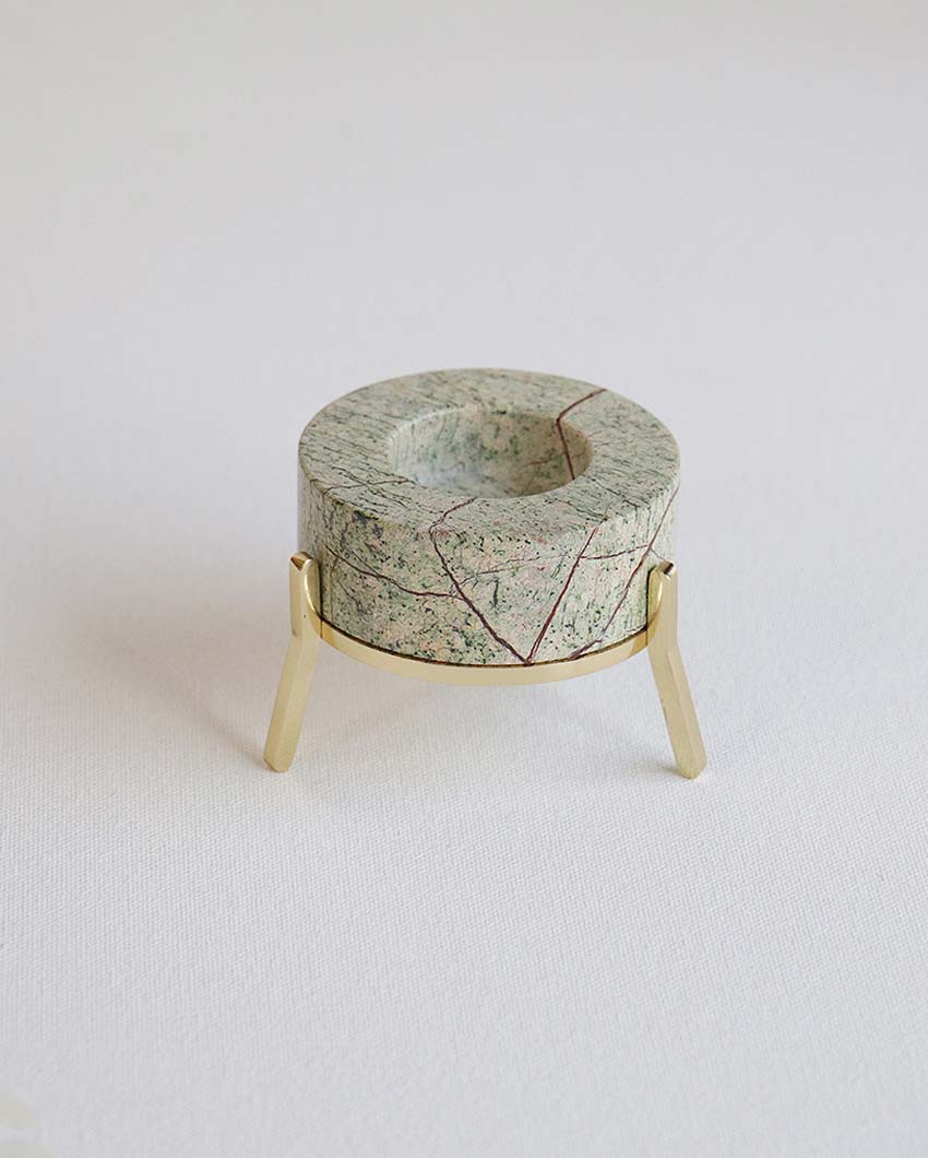 Handcrafted Tea Light Holder With Stand | 2 x 2 inches