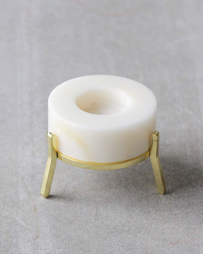 Handcrafted Tea Light Holder With Stand | 2 x 2 inches