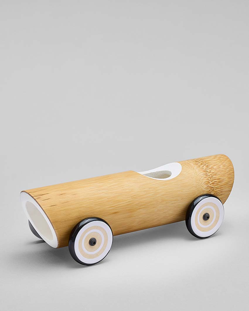 Eco Bamboo Vintage Racer Toboo | 8 x 3 x 2 inches