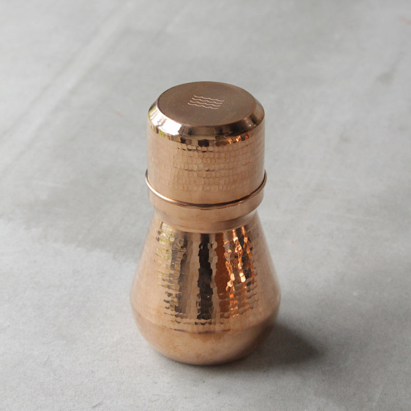 Mini Water Carafe with Copper Glass Default Title