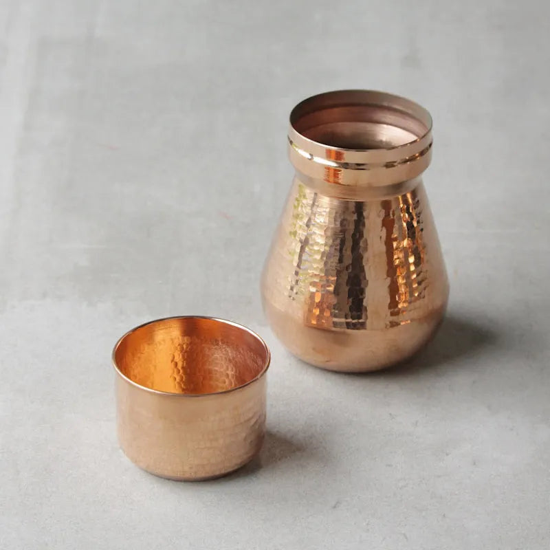 Mini Water Carafe with Copper Glass Default Title