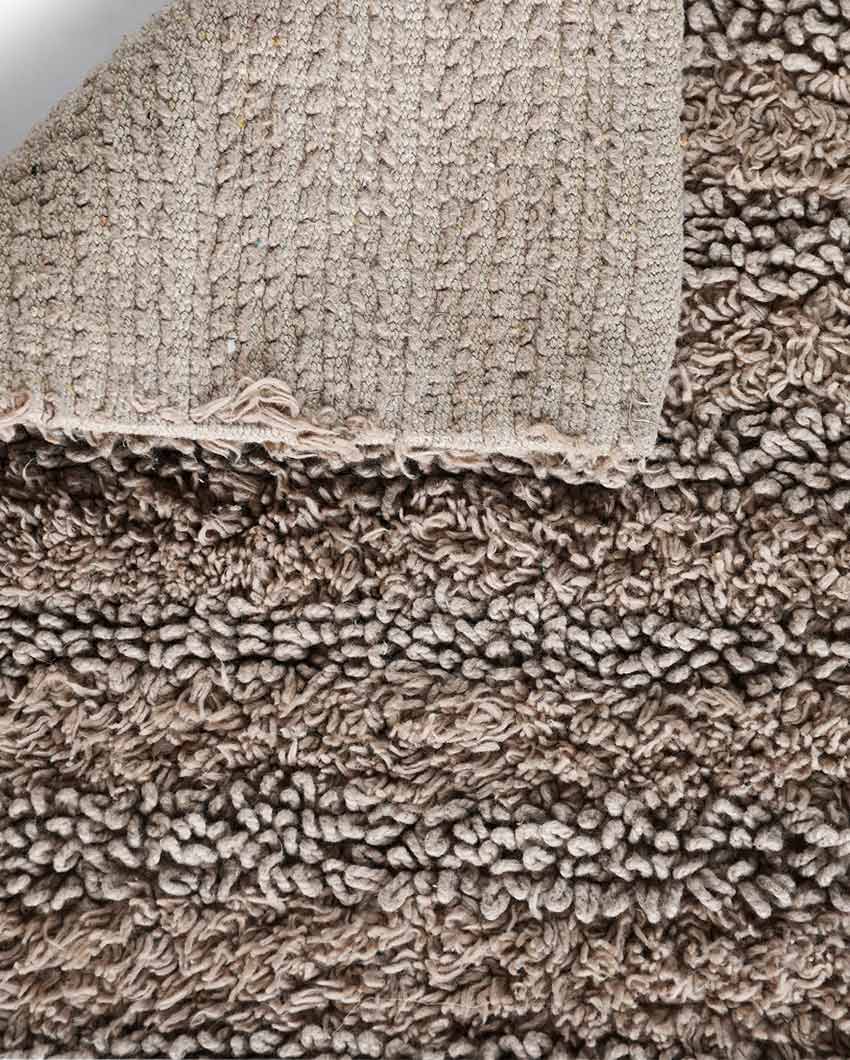 Tufted Striped Cotton Bathroom Rug | Multiple Colors | 24 x 16 inches