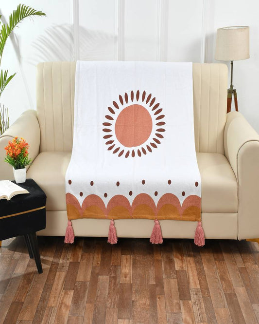 Stylish Printed Cotton Throw | 49 x 39 inches