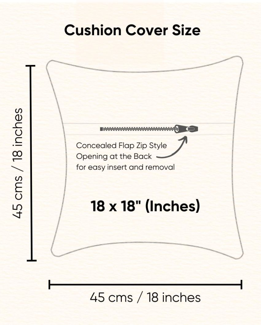 Warm Sunset Arc Tufted Cushion Cover | 18 x 18 inches