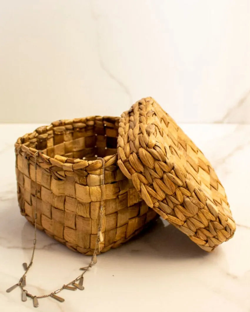 Water Hyacinth Cube Box