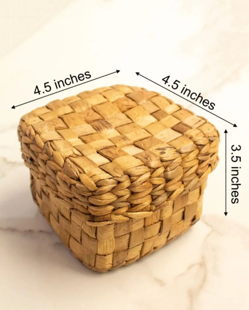 Water Hyacinth Cube Box
