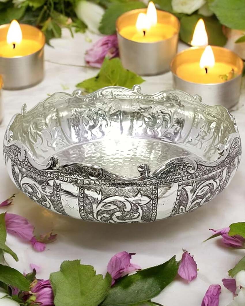 Heritage Embossed Urli | 10 x 3 inches | 1.5 liter