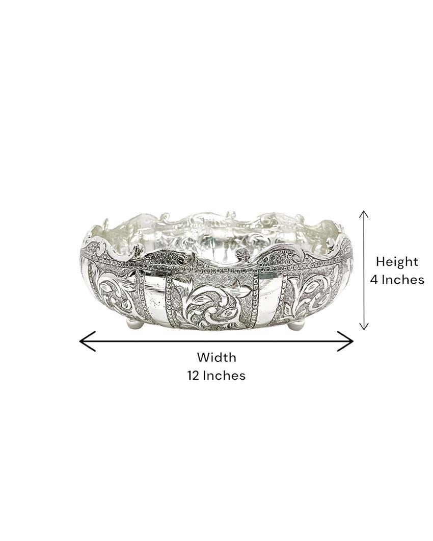 Heritage Embossed Urli | 10 x 3 inches | 1.5 liter