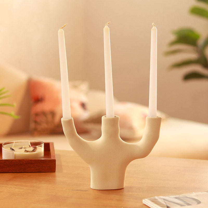 3 Hand Multipurpose Candle Holder | Vase Default Title