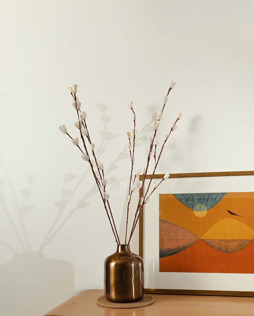 Rustic Sola 5 Lily Brown Sticks | 33 inches | Vase not included