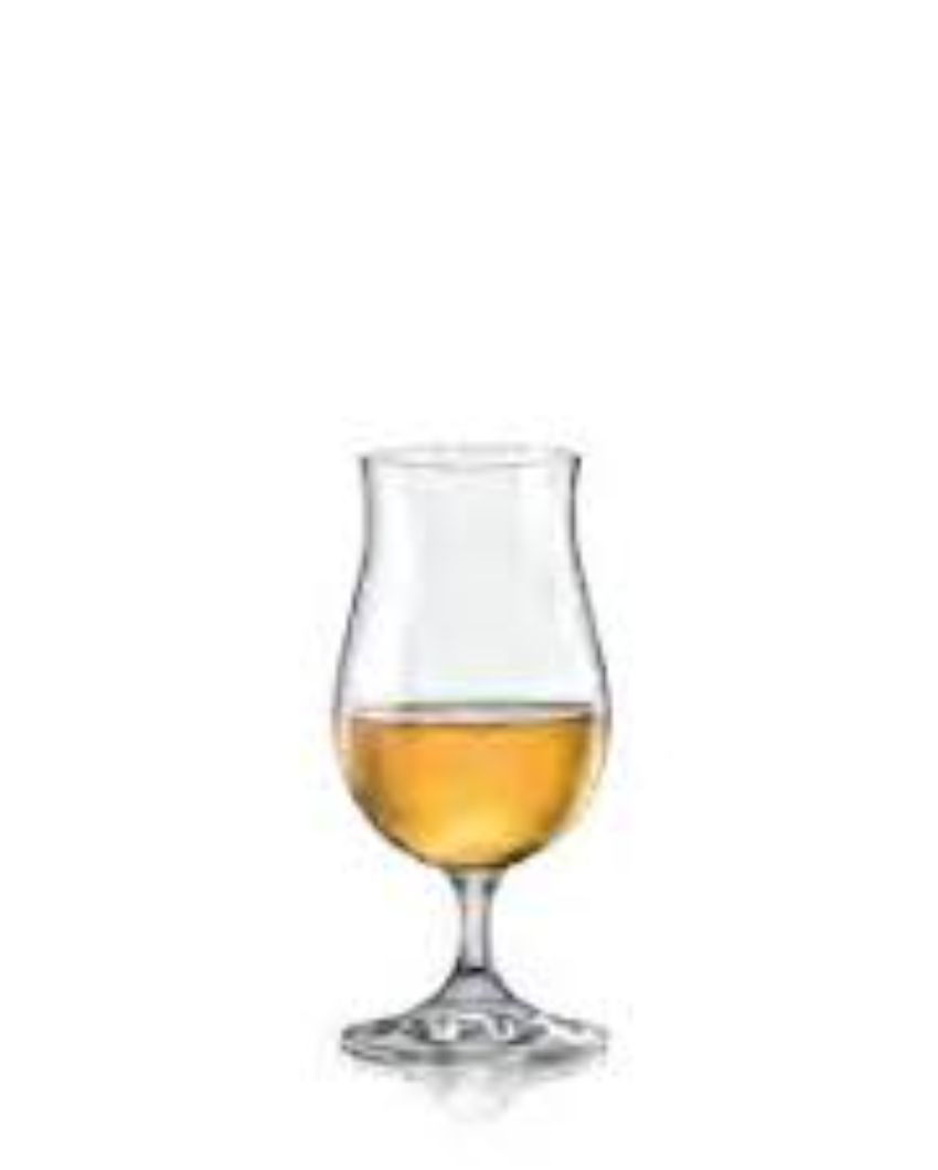 Bohemia Whiskey Taster Clear Glasses Lead Free Glassware | Set of 6 | 3 x 6 inches | 190ml