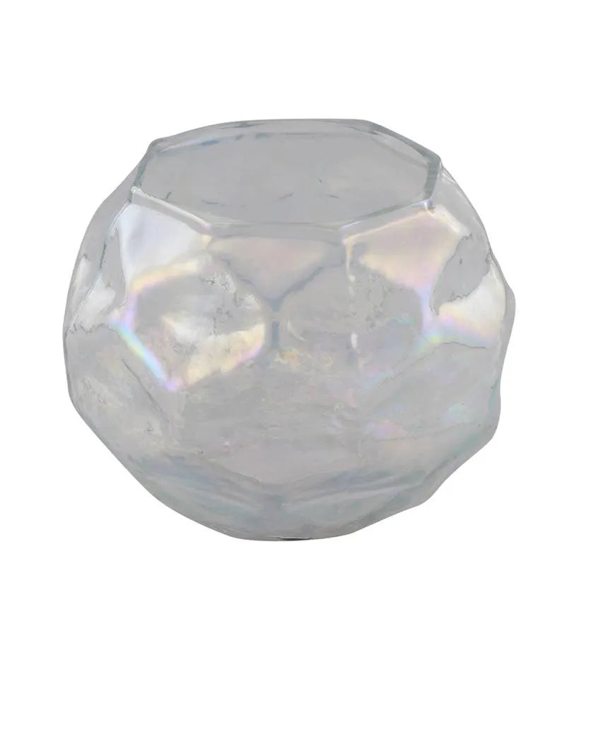 Rainbow Glass Votive Candle Holer | Set Of 2