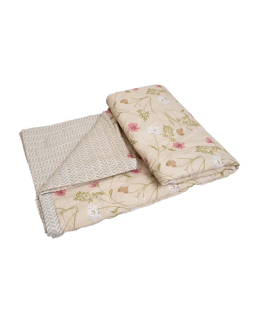Nature-inspired Reversible & Cozy Double Bed Comforter | 95 x 87 inches