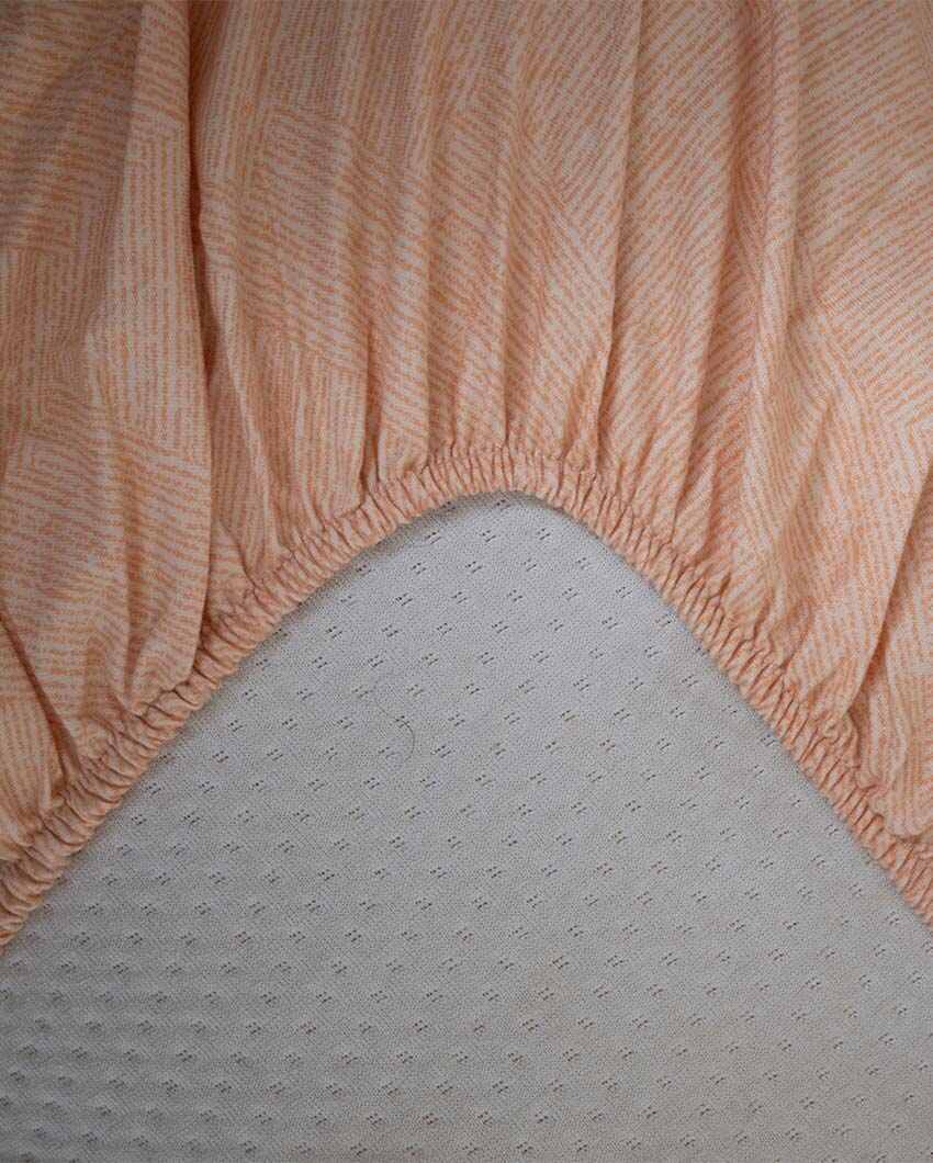 Colorful High Quality Cotton Mix Double Bed Fitted Bedsheet Set