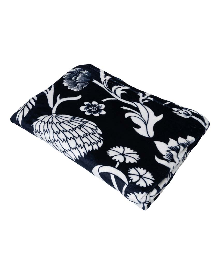 Big Leaf Silky Touch Super Soft Cozy Single Bed Blanket | 90 x 60 inches