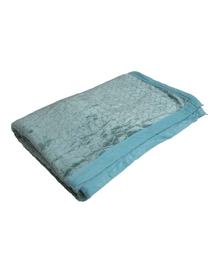 Leaf Design Silky Touch Microfiber Single Bed Blanket | 90 x 60 inches