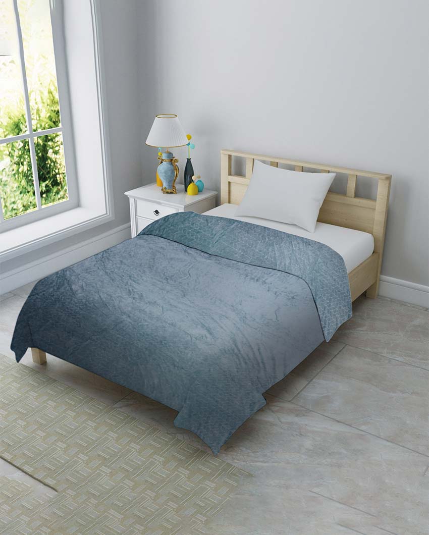 Leaf Design Silky Touch Microfiber Single Bed Blanket | 90 x 60 inches