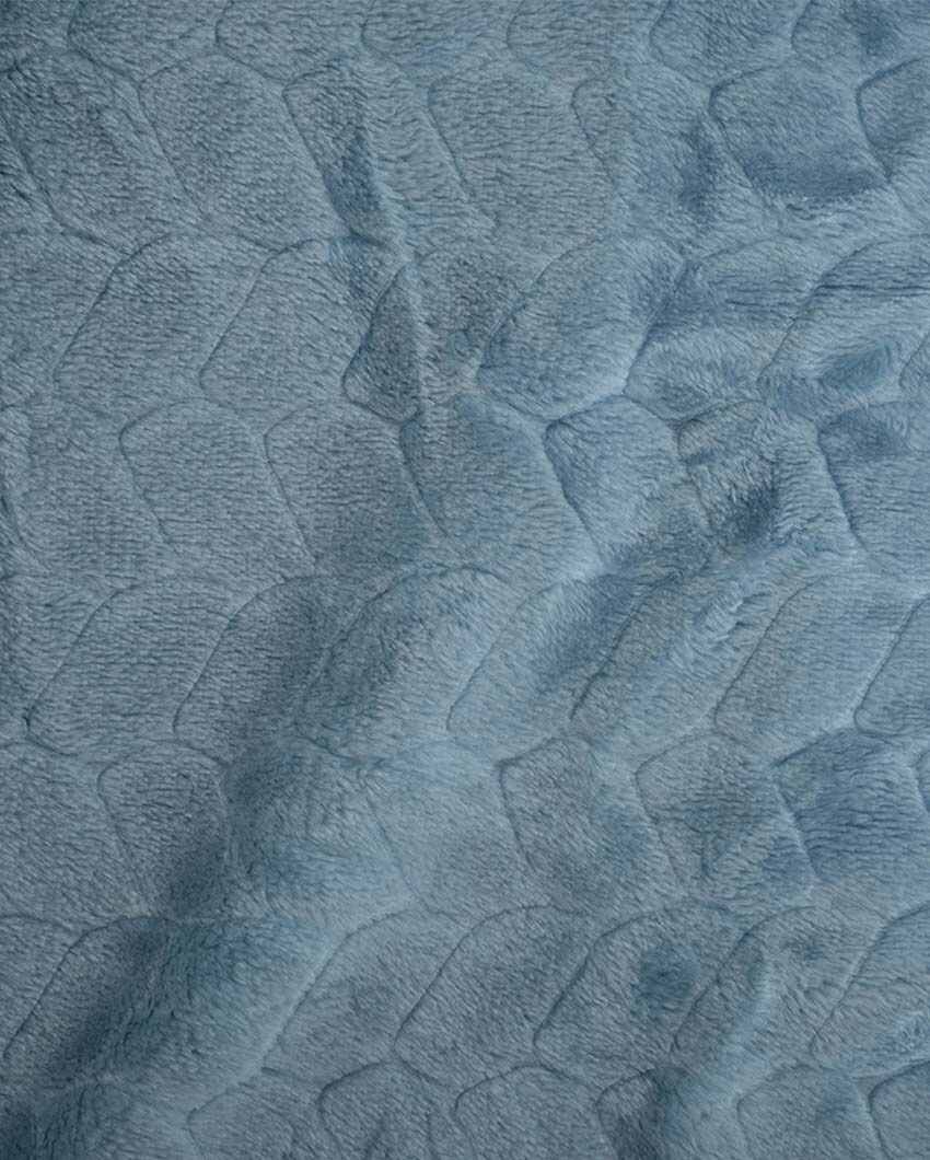 Leaf Design Silky Touch Microfiber Single Bed Blanket | 90 x 60 inches