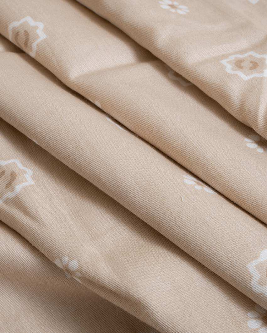 Little Blooms Printed Silky Touch Single Bed Cotton Dohars | Set Of 2 | 90 x 60 inches