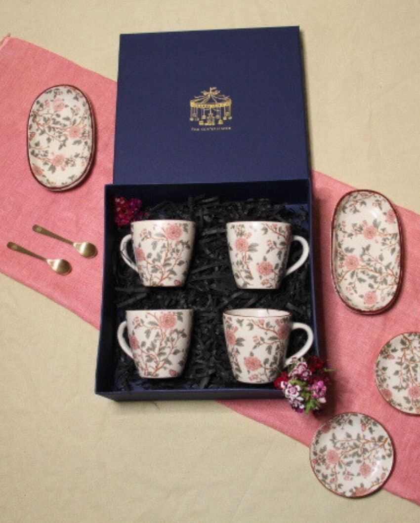 Beautiful Floral Theme Gift Box | Set of 4 | 12 x 12 x 4 inches