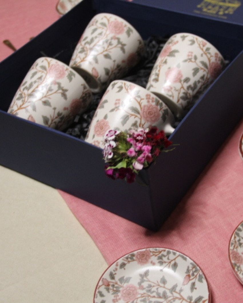 Beautiful Floral Theme Gift Box | Set of 4 | 12 x 12 x 4 inches