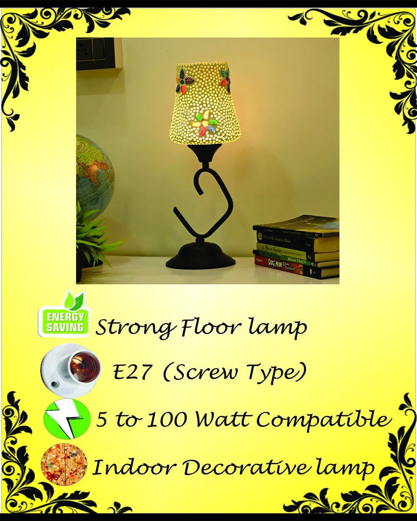 Accent Fixture Multicolor Exquisite Glass Table lamp | 6 x 16 inches