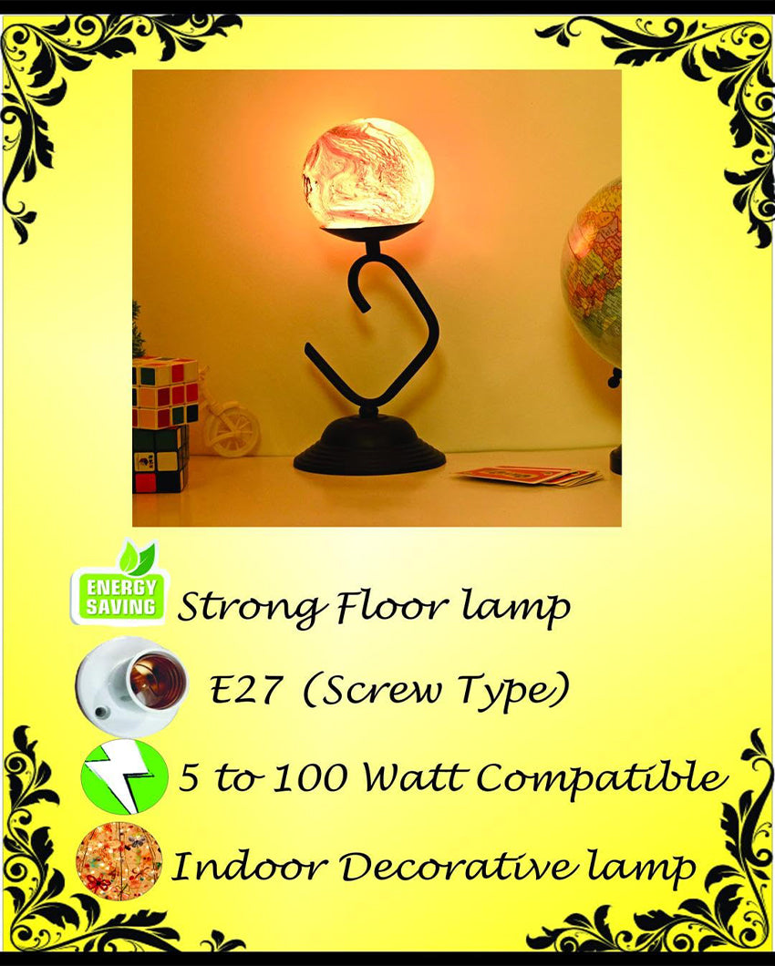 Ideal Room White Bedside Light Table lamp | 6 x 14 inches