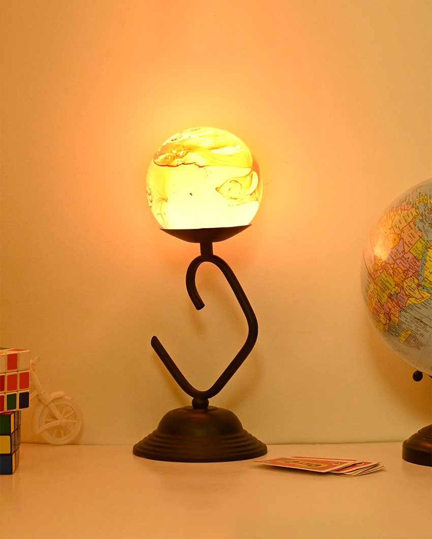 Durable Lighting Brown Handcrafted Table lamp | 6 x 14 inches
