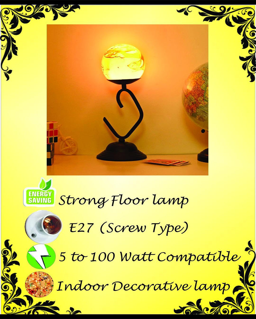 Durable Lighting Brown Handcrafted Table lamp | 6 x 14 inches