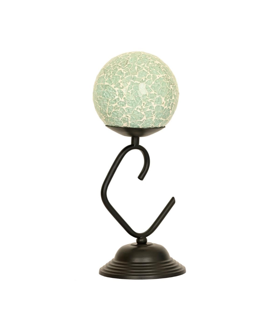 Simple Home Green Metal Stand Table lamp | 6 x 15 inches