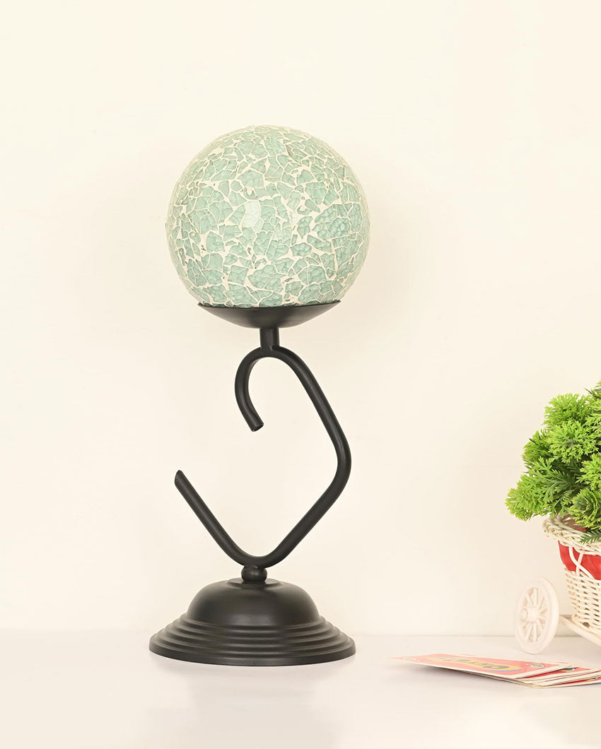 Simple Home Green Metal Stand Table lamp | 6 x 15 inches