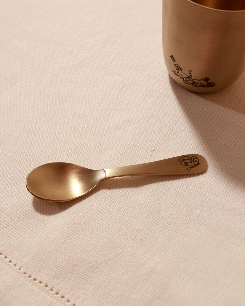 Little Royals Brass Thali Dinner Set | 5 Pieces