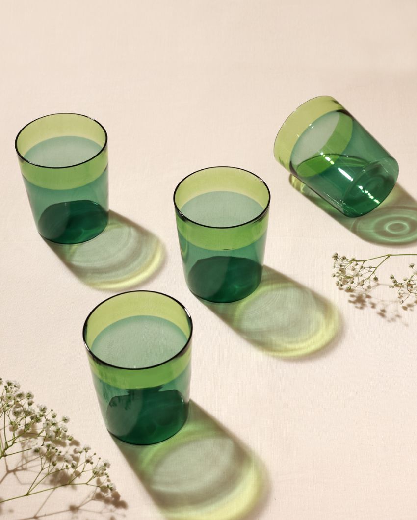 Funky Fresh Glasses | Set Of 4 | 4 x 4 inches