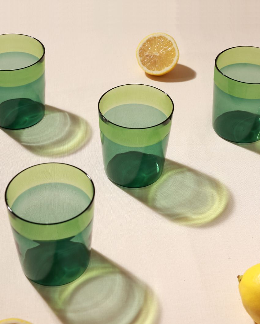 Funky Fresh Glasses | Set Of 4 | 4 x 4 inches