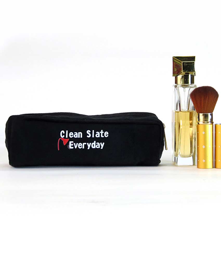 Stylish Black Currant Travel Pouches | Set Of 4